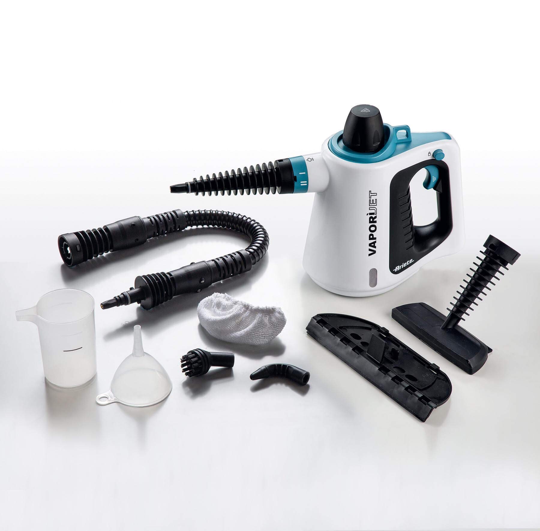 Ariete 4137 Vaporì Jet, Pistola a Vapore, Caldaia in Alluminio, 1050 W, 250 L, 3,5 Bar, Kit Accessori Incluso, Bianco