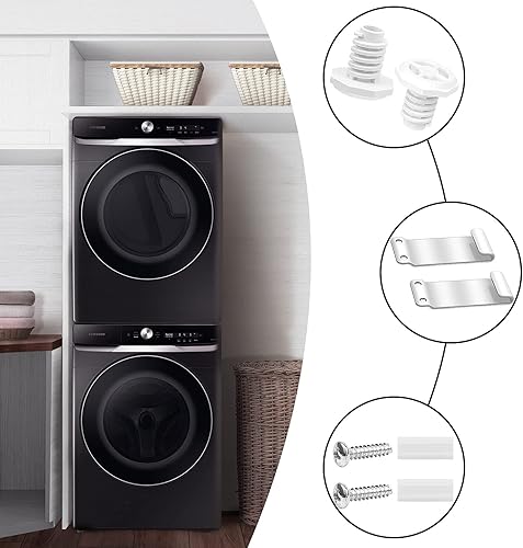 Miniatura 5 de W10869845 - Kit de apilamiento apto para secadora de ventilación estándar y larga Whirlpool, sustituye a W10298318, W10298318RP, W10761316