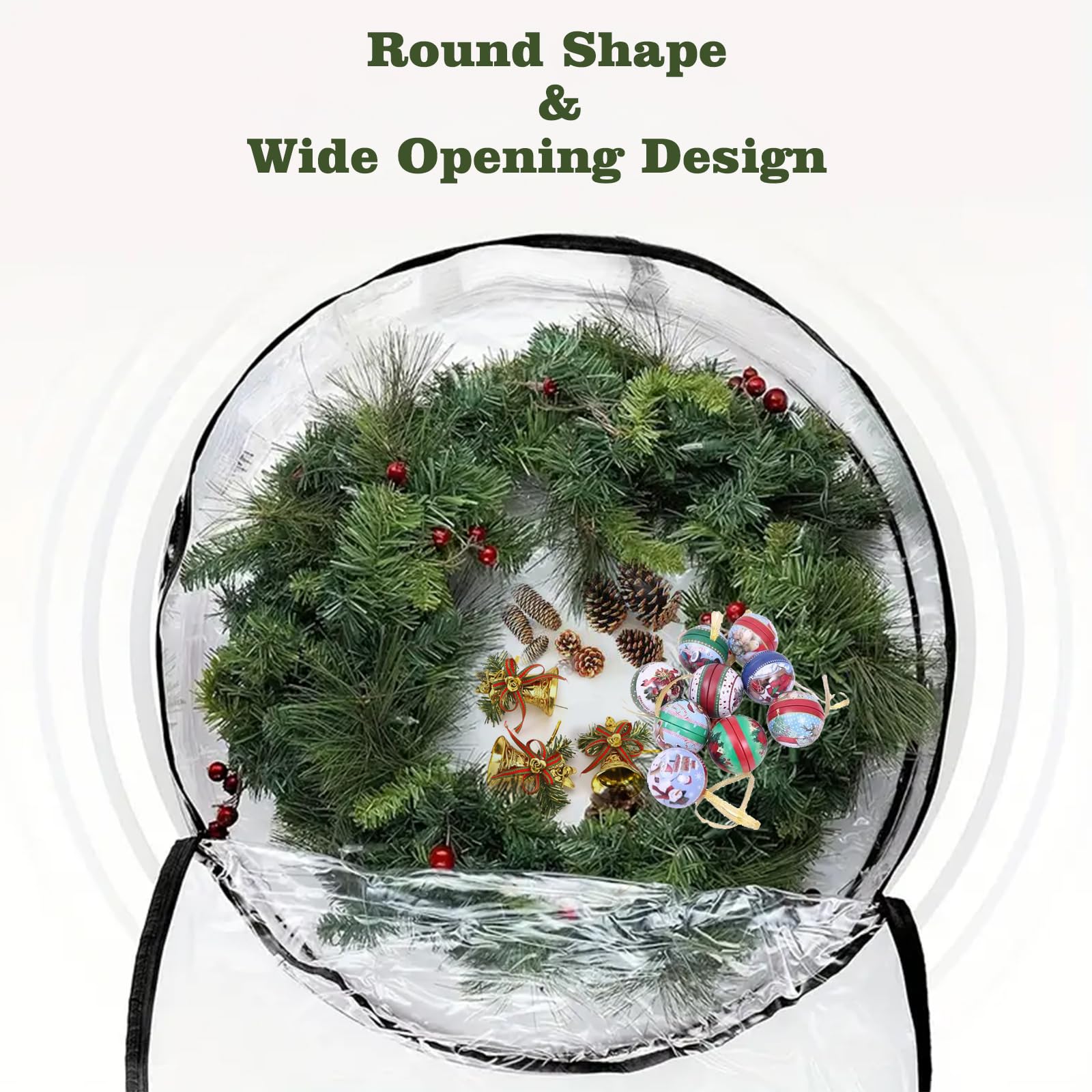 Pillow Storage Bags With Zipper Zhengmy Pack 30 24 Wreath