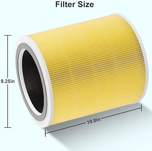 Miniatura 3 de Filtros de repuesto Core 400s compatibles con Levoit Core 400SCore 400S-PCore 400S-RF, prefiltro de carbón activado verdadero 3 en 1, modelo