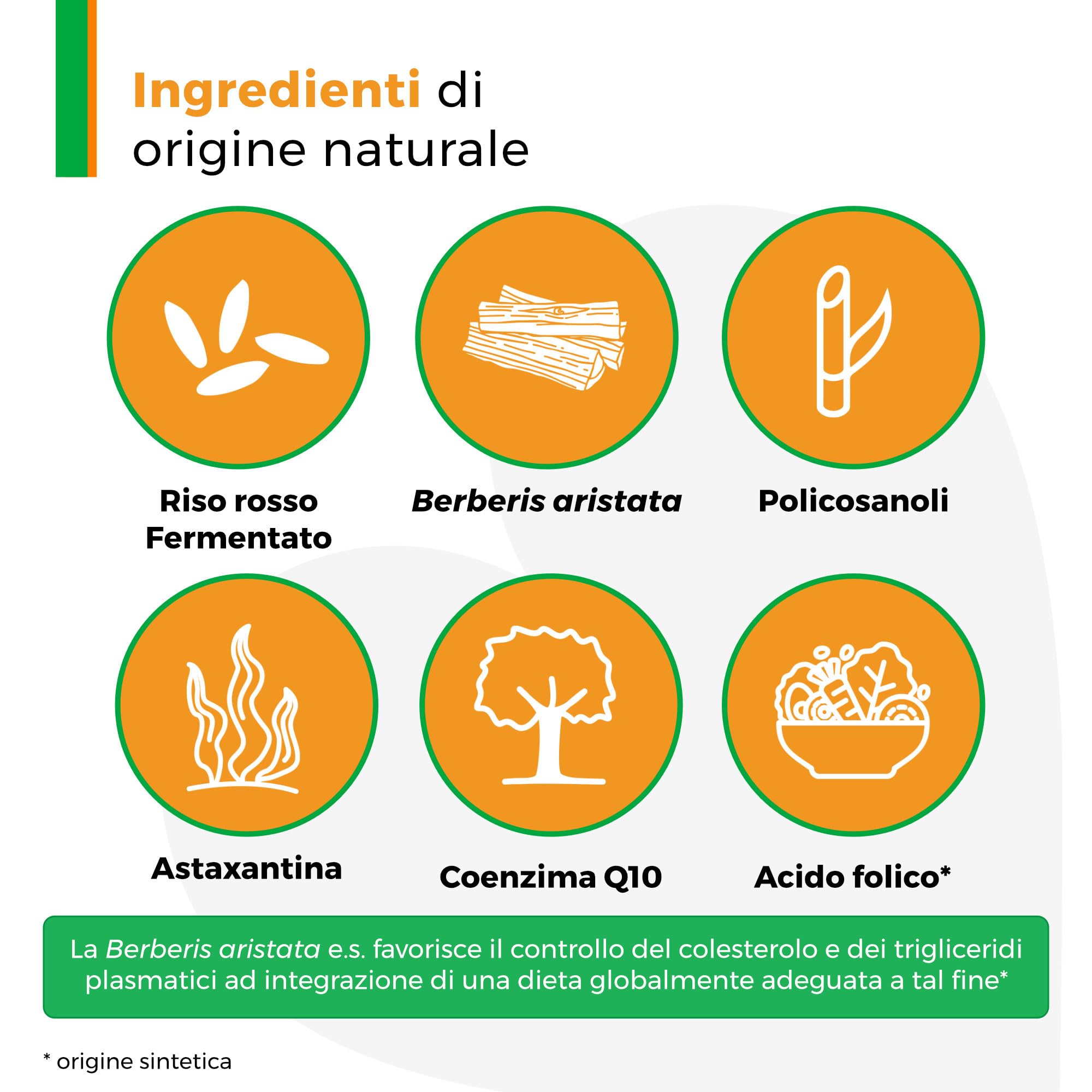 Armolipid Plus - 90 Compresse, Integratore Alimentare con Berberis Aristata, Riso Rosso Fermentato, Acido Folico, Policosanoli, Coenzima Q10 e Astaxantina
