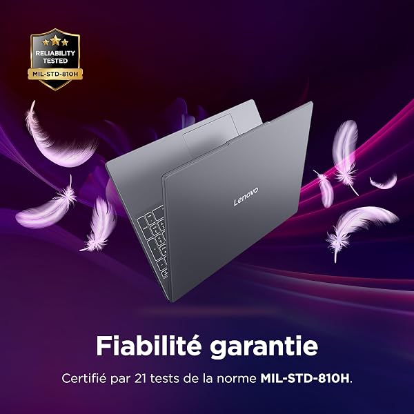 Lenovo IdeaPad Slim 3 16IRH10 - Ordinateur Portable 16'' WUXGA (Intel Core i5-13420H, RAM 16Go, SSD 512Go, Intel UHD Graphique, Windows 11 Home) Clavier AZERTY Français - Gris - 4
