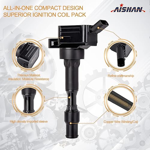 Miniatura 2 de Paquete de bobinas de encendido compatibles con Hyundai Sonata Elantra 2015-2019, Kona 2018-2019, Kia Forte 2015-2019, Kia Optima 2017-2018