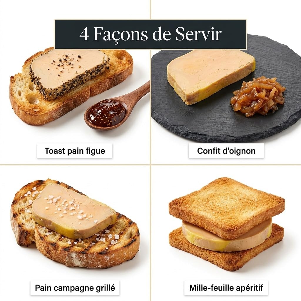 Lobe de Foie Gras de Canard Entier mi-cuit au Poivre Noir 320g