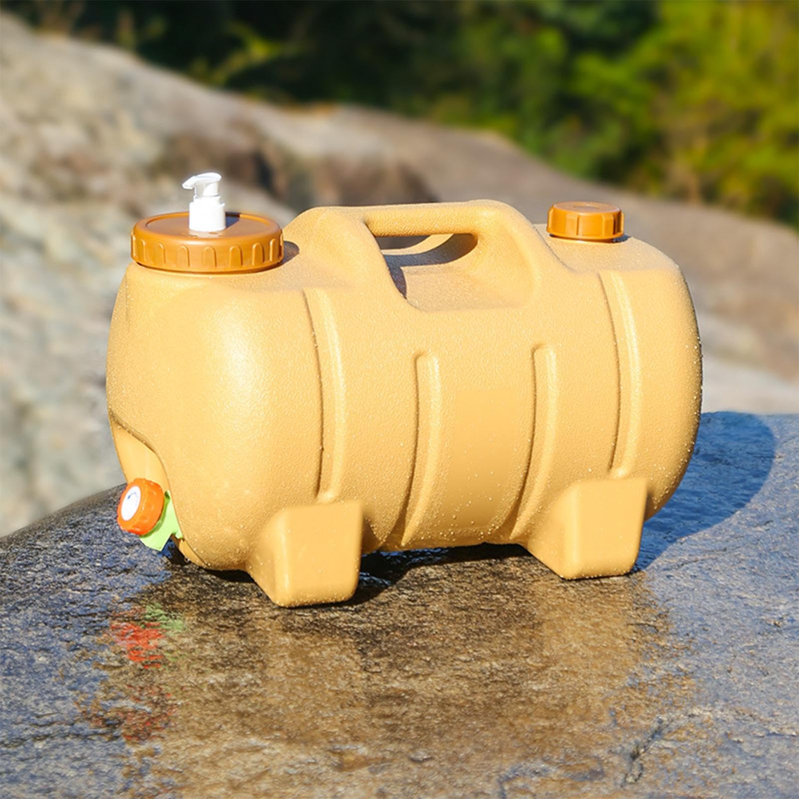 Tanica Acqua Campeggio Contenitore Riutilizzabile E Riempibile A Forma Di | Contenitore Portatile Acqua 20 Litri Con Rubinetto Per Escursioni, Camper, Backpacking, Picnic, Spiaggia, Famigli