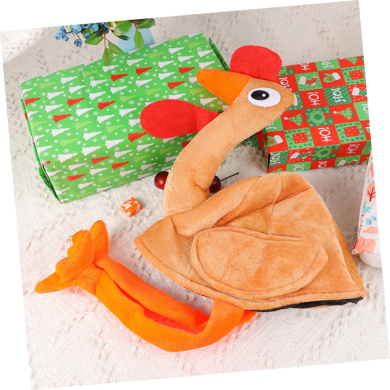 UPKOCH 3piezas Sombrero De Pavo Longevo Para Fiesta De Acción De Gracias Accesorio Divertido De Cosplay Patas Largas Para Celebraciones Festivas