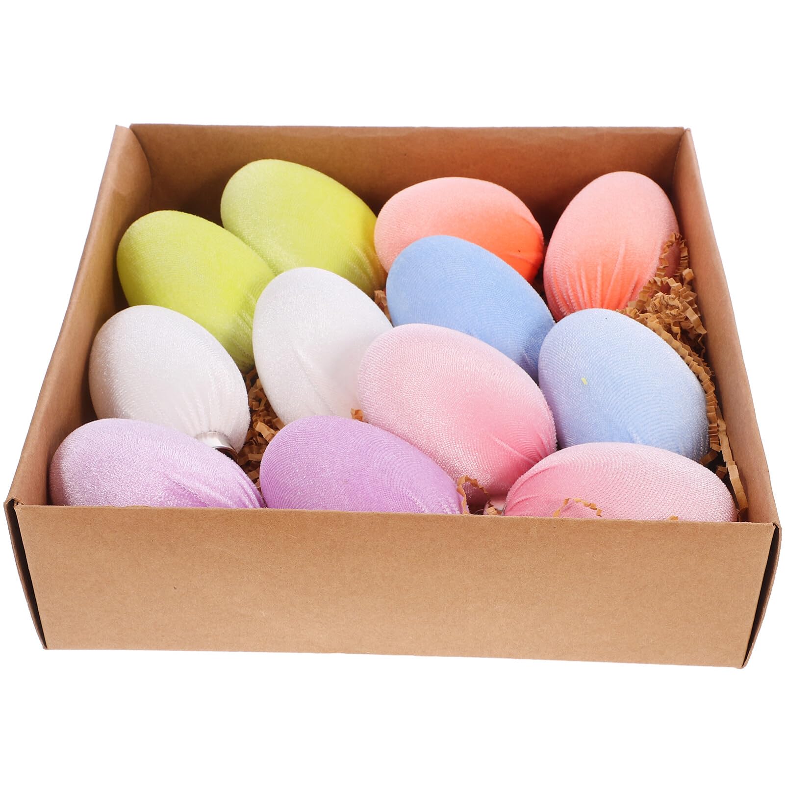 12stücke Osterdeko Eier Für Festliche Baumdekoration Bunte Hängende Ostereier Für Osterfeiern Hochwertige Deko-Accessoires Für Hotels Und Geschäfte
