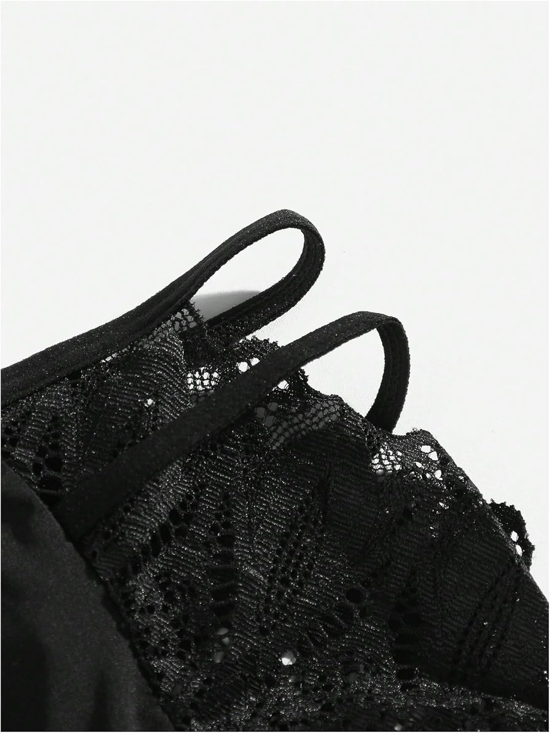 SOLY HUX Women's Lace Panties Cut Out Bow Mid Rise Briefs Comfortable Underwear - Image 4