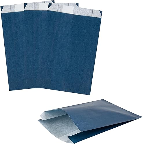 Miniatura 34 de Restaurantware -Bag Tek - Bolsas de aperitivos de 4.9 x 3 x 8.7 pulgadas, 100 bolsas de papas fritas a prueba de grasa, duraderas, bolsas de papel