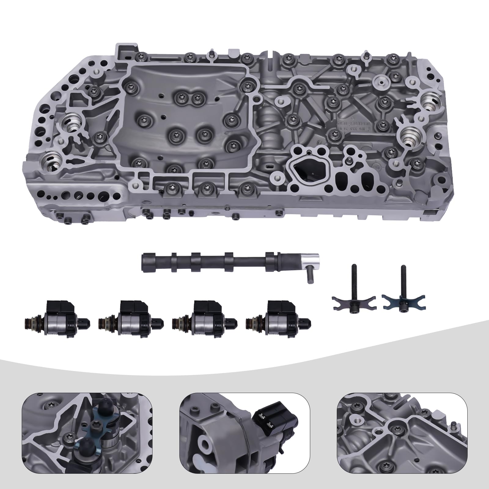 Kit di ricambio per valvola di trasmissione, 722.8, in lega di alluminio, cambio automatico, sostituzione diretta, plug and play, comfort di guida, officina, professionisti di installazione