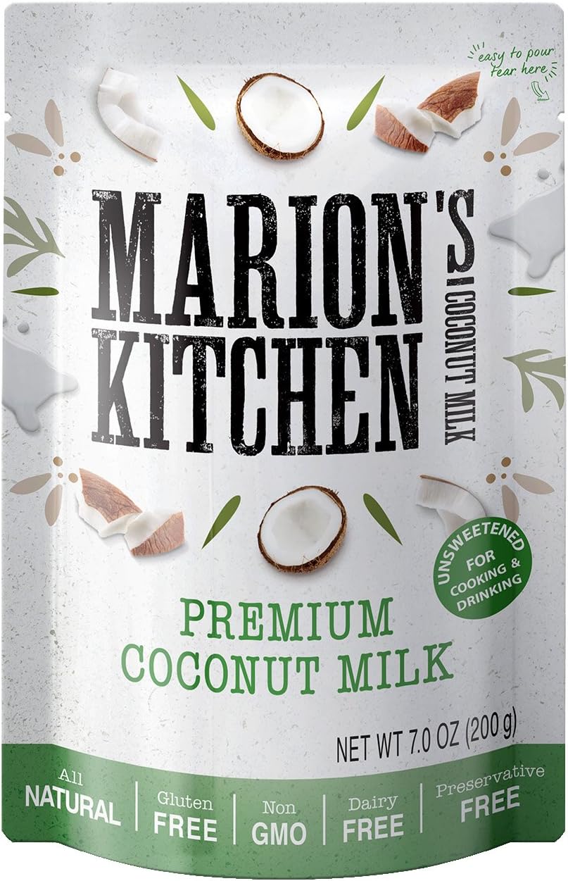 Premium Coconut Milk by Marion’s Kitchen, BPA Free, Non GMO, All Natural, Unsweetened, Dairy Free, 12 Pack