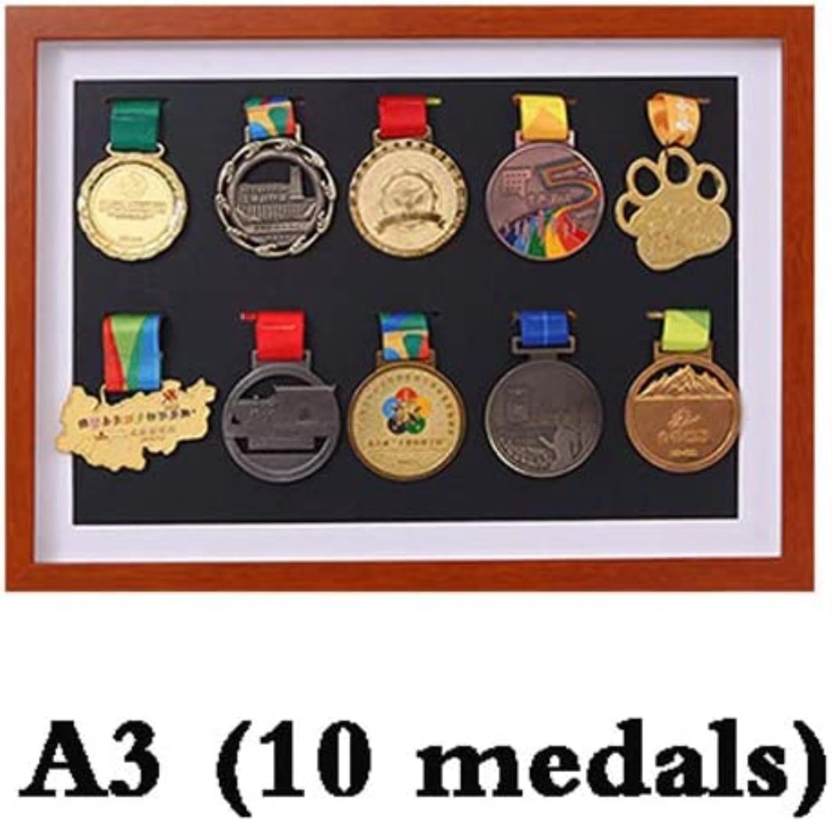 Ramka na zdjęcia Kolekcja Ramka ekspozycyjna Medal na wiele zdjęć - Głęboka ramka 3D na medale wojenne/wojskowe/sportowe