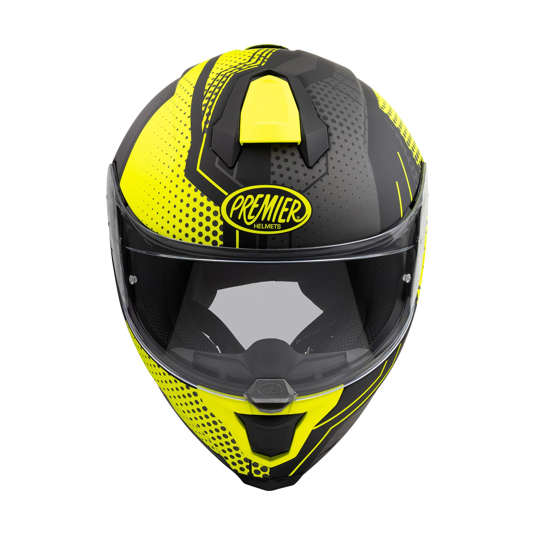 Premier Kask HYPER BP Y 9 BM, szary/żółty, L