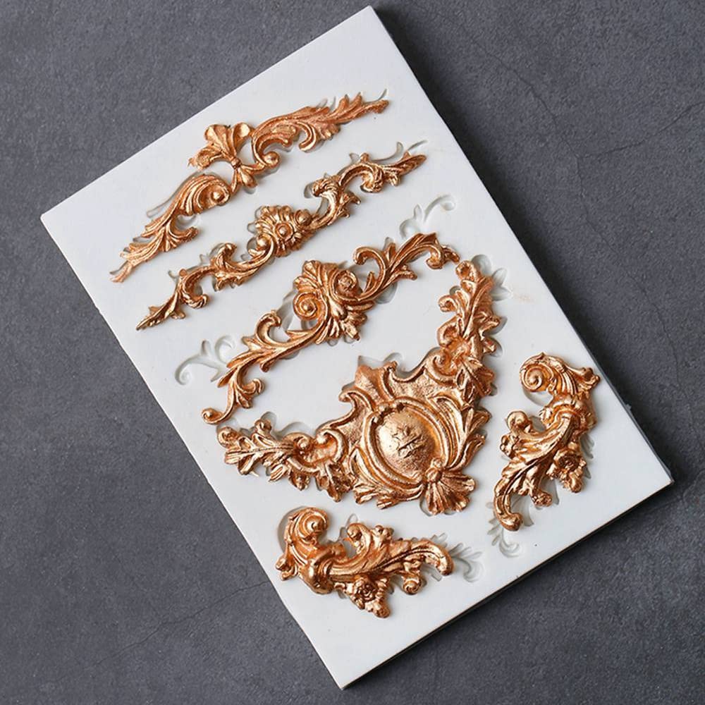 Stampo Per Fondente In Silicone Vintage - Per Torte, Cupcake E Artigianato - Foto 6