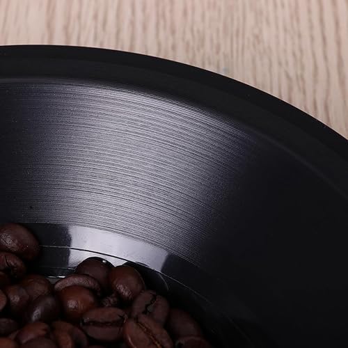 Miniatura 3 de ARTIBETTER Cuenco de vinilo retro de plástico, vintage, original, con patrón de registro LP, cuenco de frutas, comida, postre, plato de apetito para