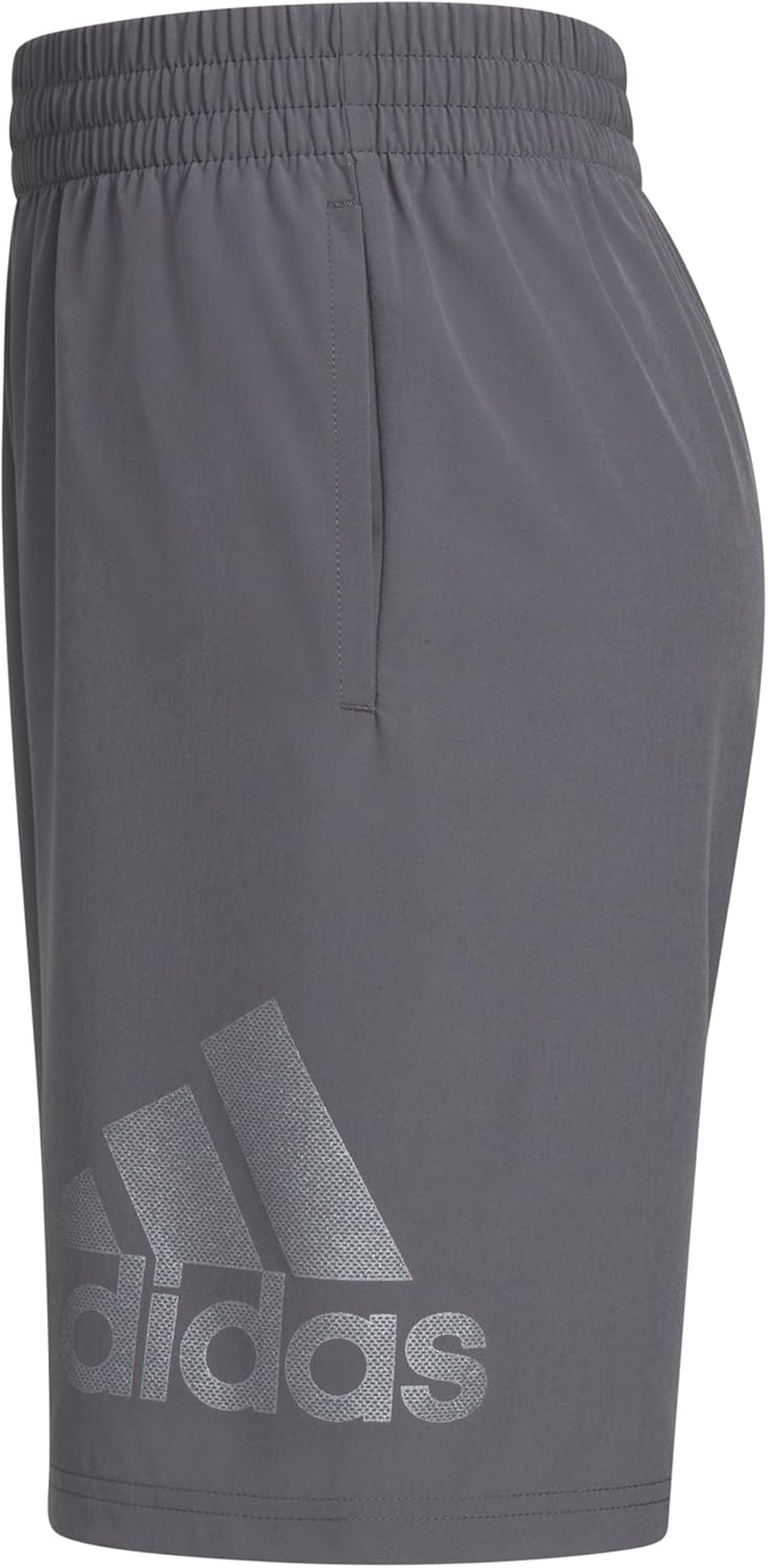 Adidas Boys Elastic Waistband Essential Woven Sportswear Shorts - Image 2