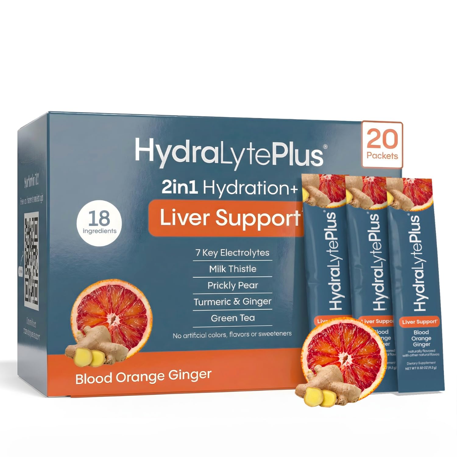 Hydralyte Plus Liver Support Hydration Packets
