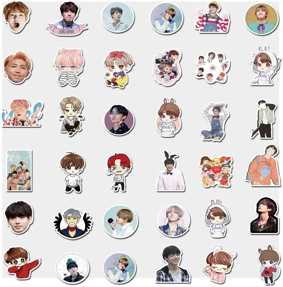 buy bts stickers korean singer stickers 77pcs for singer fans super star online in vietnam b08d76tgn6