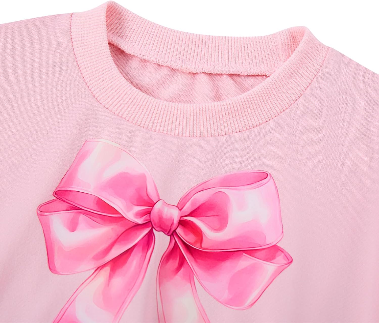 Girls Dresses Long Sleeve Sweat Party Dress with Sequin Tulle Skirt 3-7Y
