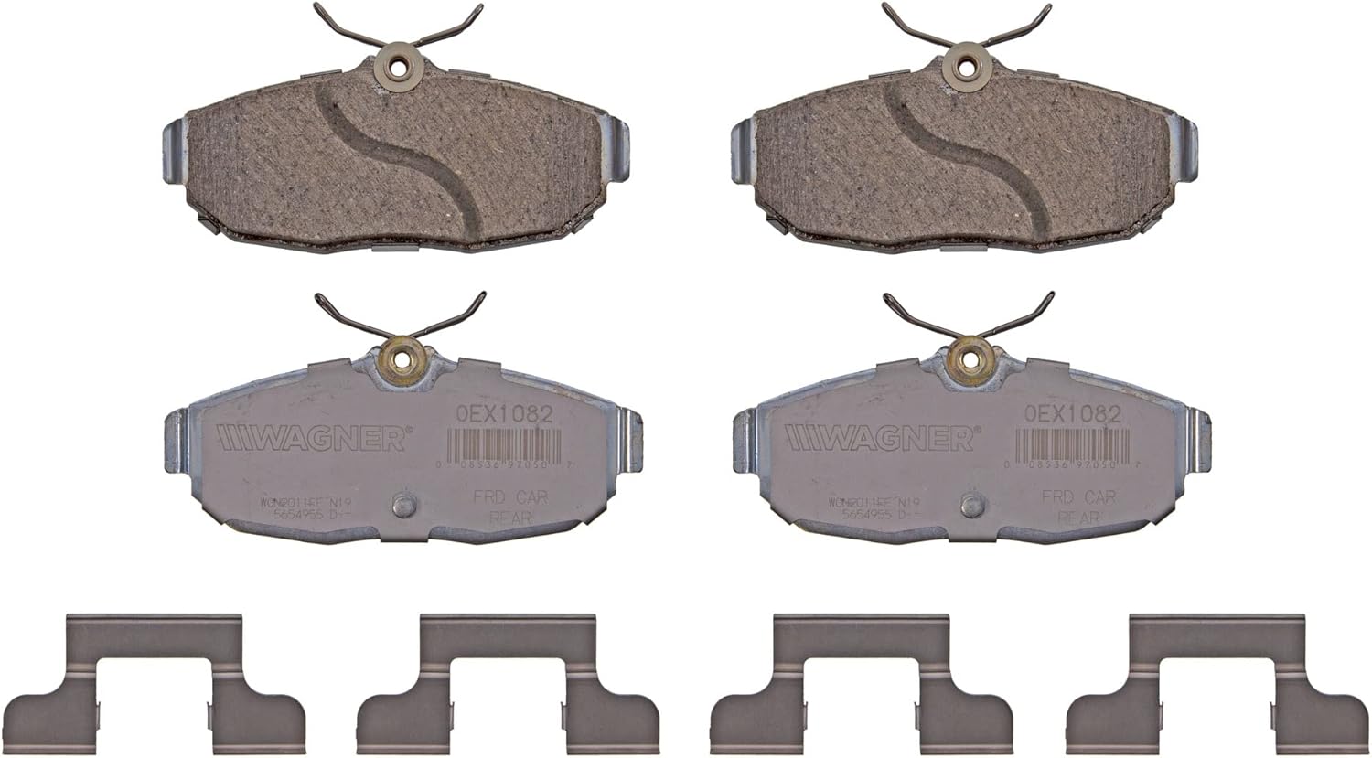 Wagner Brake OEX OEX1082 Disc Brake Pad Set Premium Ceramic