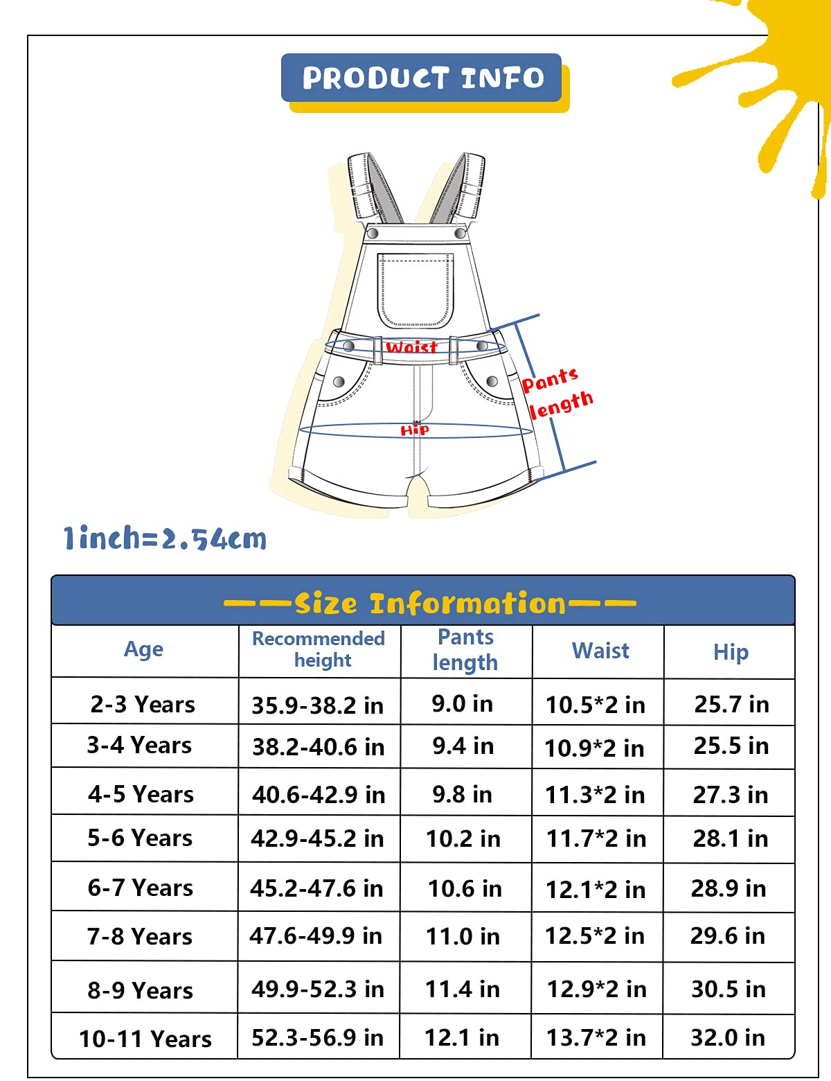 KIDSCOOL SPACE mono de jean para bebé niña rasgado