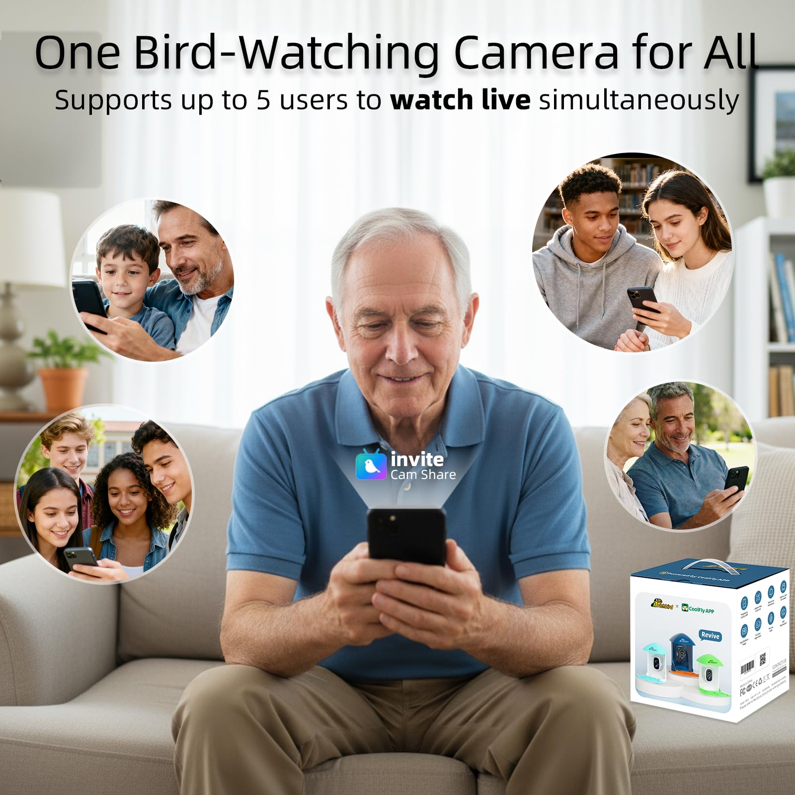 Comedero inteligente mejorado para pájaros con cámara HD 4K, cámara de observación de aves con IA para identificar pájaros y panel solar para exteriores, captura automática de video y notificaciones