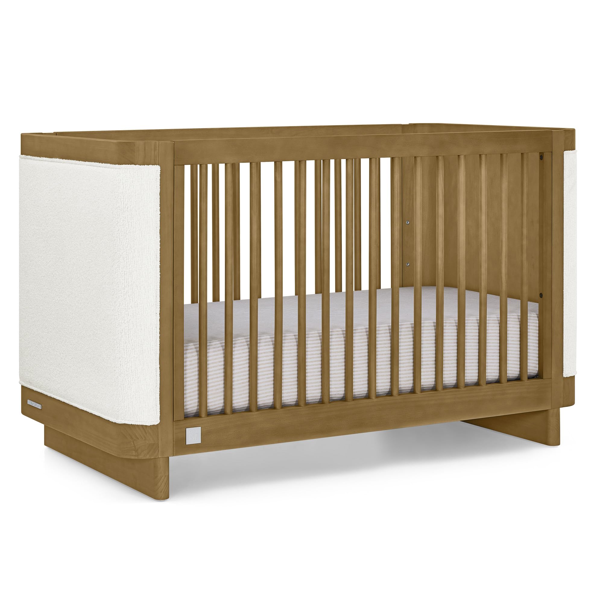 Delta Children babyGap Callie 4-in-1 Upholstered Crib (Acorn/White Boucle)