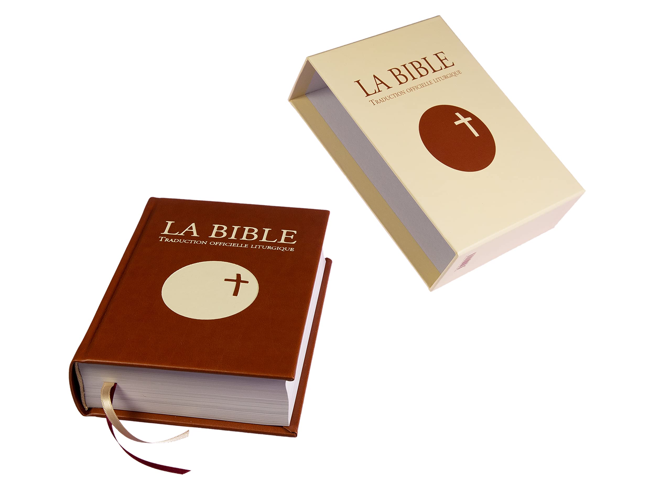 La Bible - Traduction officielle liturgique – cuir marron