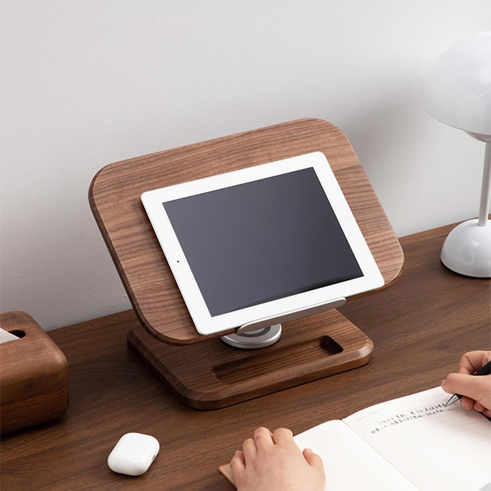 Supporto per libri, supporto a manuali | Supporto per libro di lettura del | libro di cucina - Supporto per manuale regolabile in altezza e angolo, con graffette, per computer portatile, tablet da libro