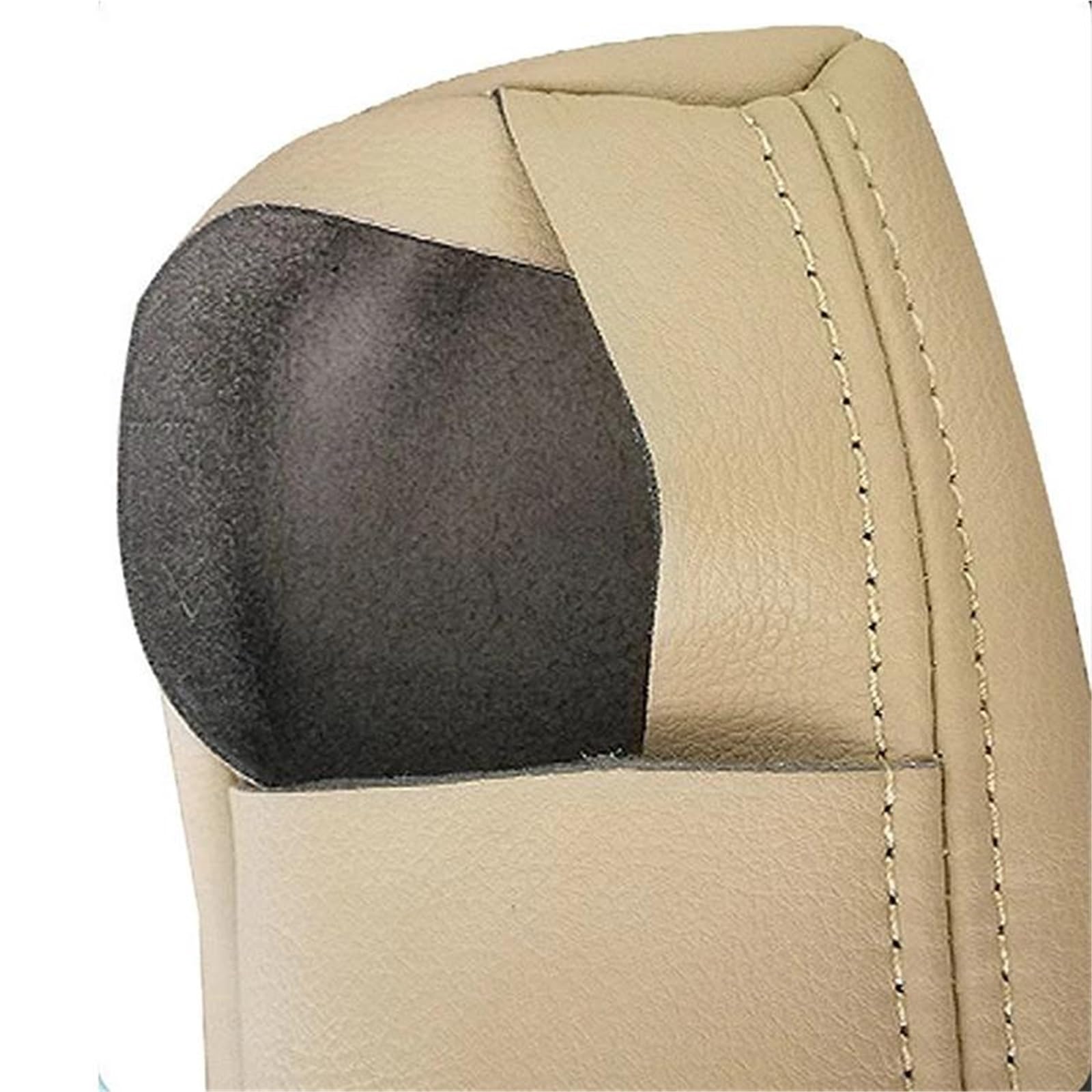2 Pezzi Copribracciolo Sedile Laterale Auto In Pelle Originale Curva Per Land Per Rover Per Discovery 3 4 2004-2016(Beige)