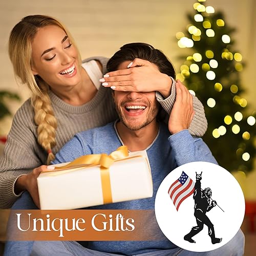 Miniatura 2 de TT & MM Bigfoot - Estacas decorativas de metal para jardín, regalos de pie grande para hombres y mujeres, decoración de estatua de pie grande,