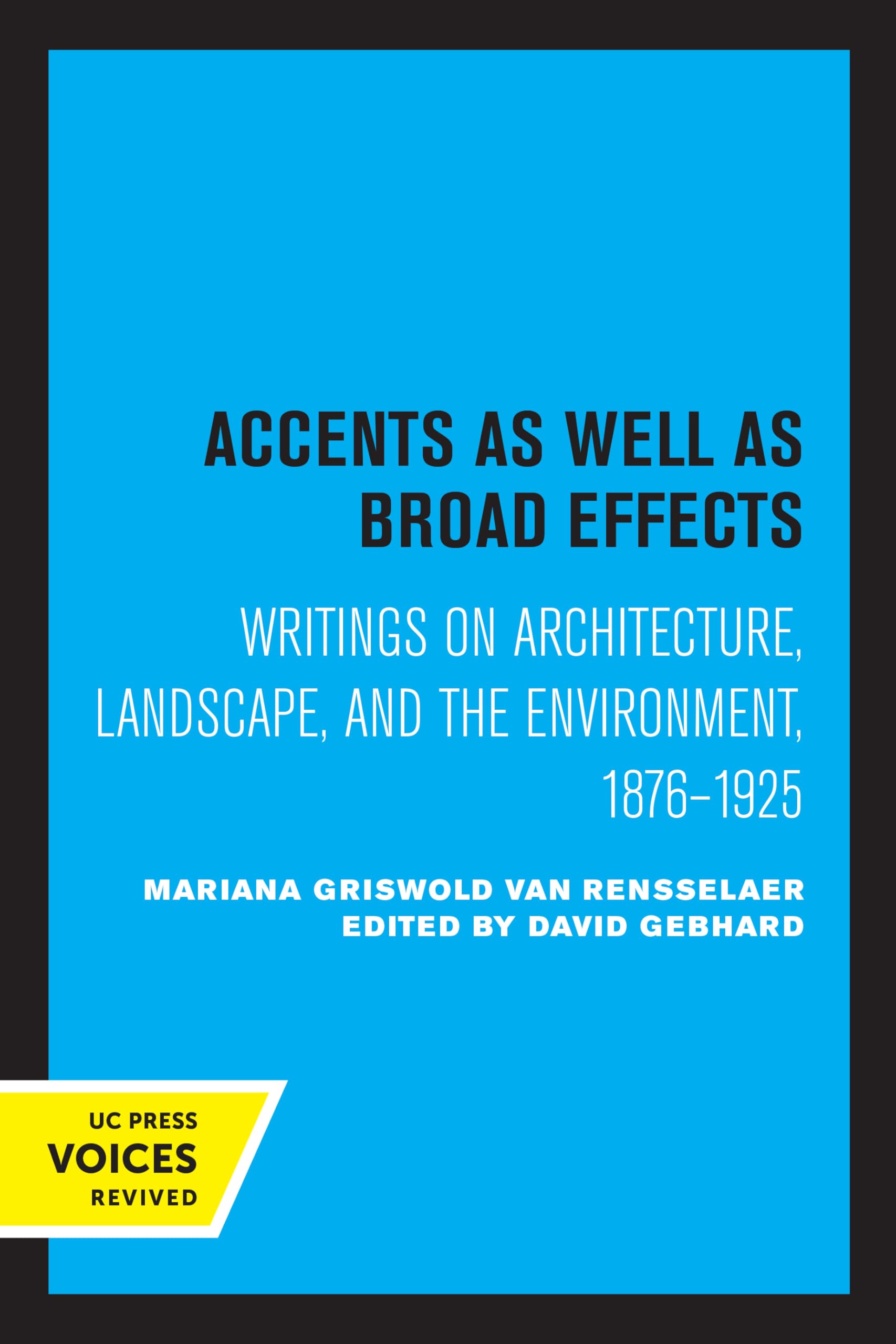 Writings on Architecture 1876-1925 pour enrichir vos recherches en aménagement paysager