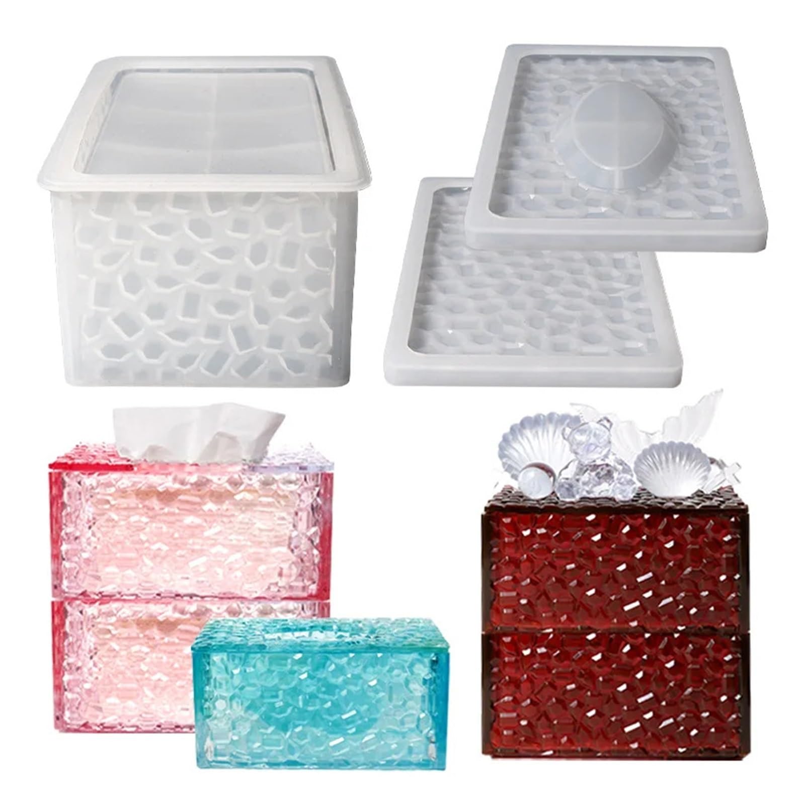 Moule Resine Epoxy Moule en Silicone avec Diamant