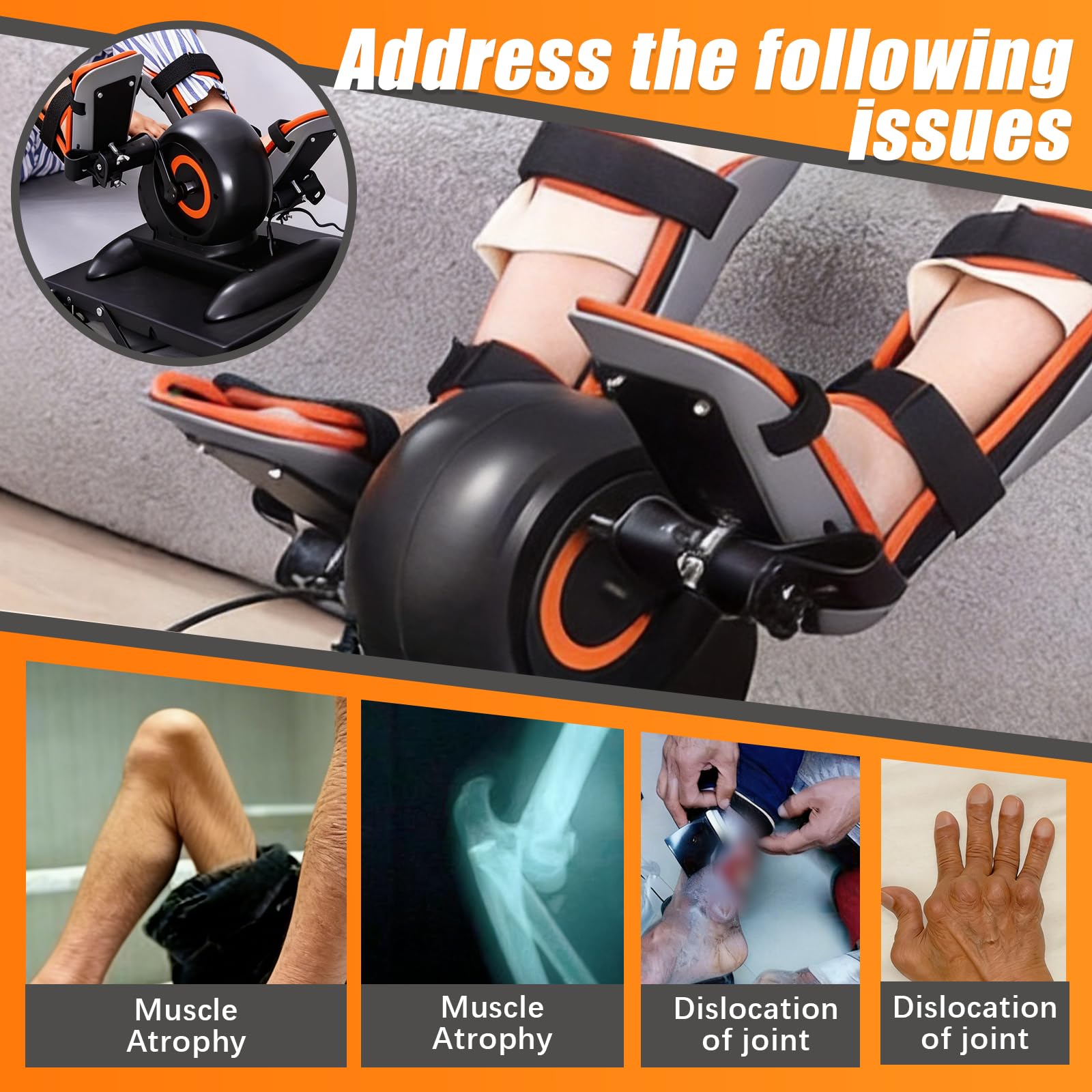 Pedaliera Riabilitazione, Cyclette da Seduti Pedaliera per Anziani con 20 Velocità 50W 220V Pannello di Controllo a Pulsanti Trainer Reversibile per Gambe da Seduti