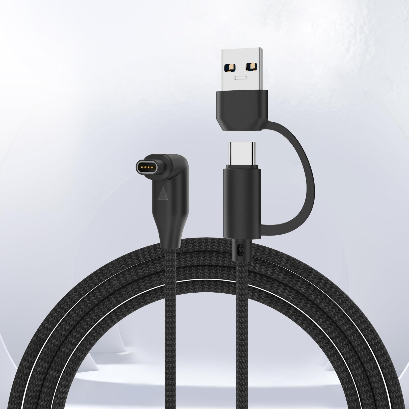 Amazon.co.jp: ガーミン充電ケーブル L字型 2in1 USB A+C充電コード 1