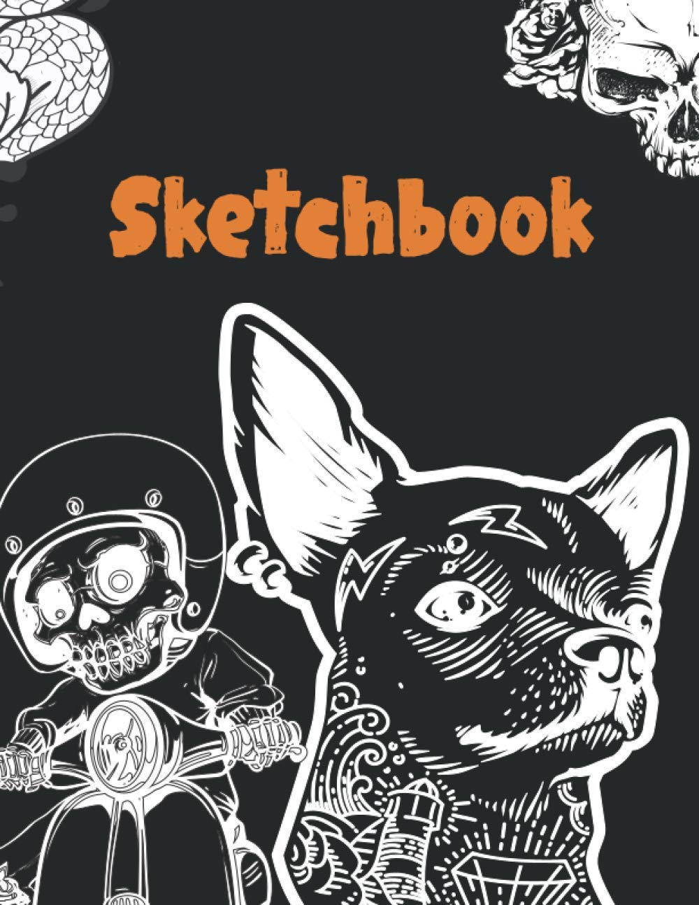 Create Your sketchbook: Large Notebook for Drawing, Writing, Painting, Sketching or Doodling. 120 High Quality Blank Pages "8.5x11”, keep happy thoughts and express your feelings, Kid friendly