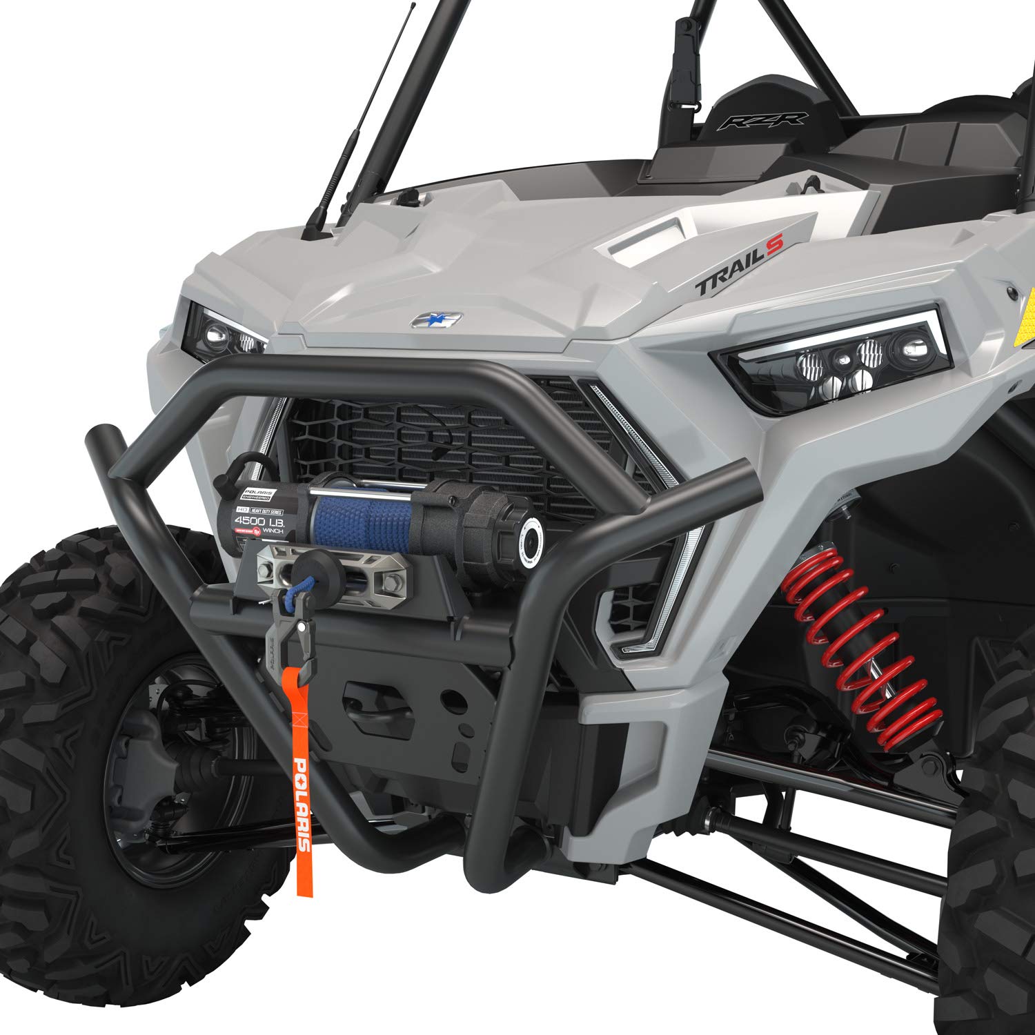 Amazon.com: Polaris 2884868-458 Matte Black Front Winch Bumper
