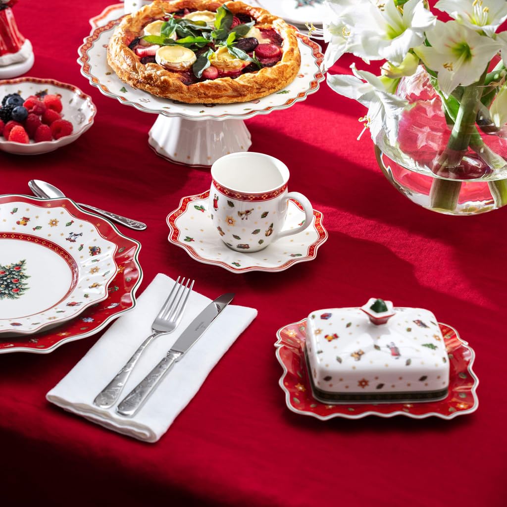 Villeroy & Boch – Toy's Delight Butterdose Bunt, Sammlerstück, Deko Weihnachten Toys, Weihnachtsdekorationen, Butterglocke, Behälter Für Butter, Premium Porcelain