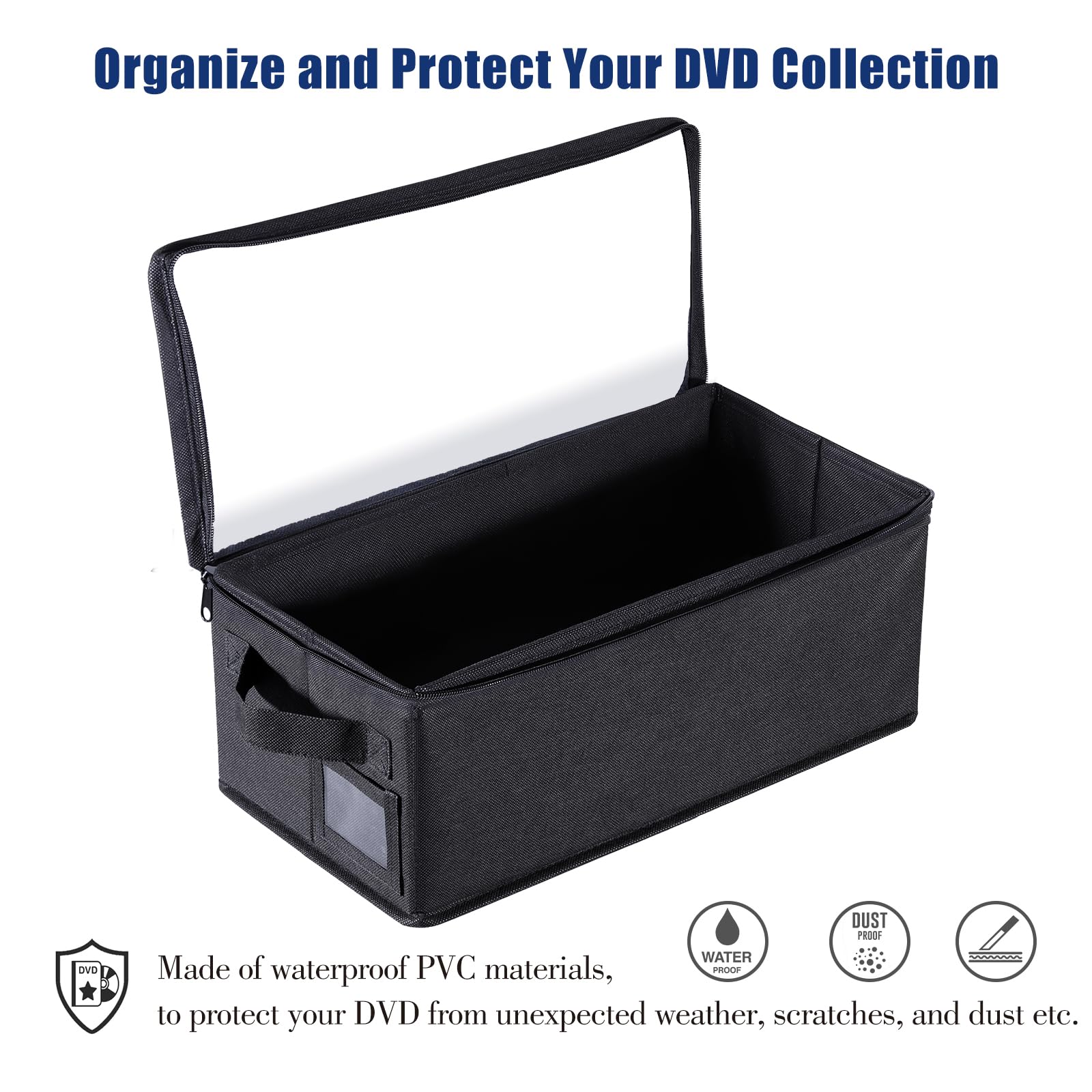 Amazon.com: CCidea DVD Storage Box with Clear Window - 15.75