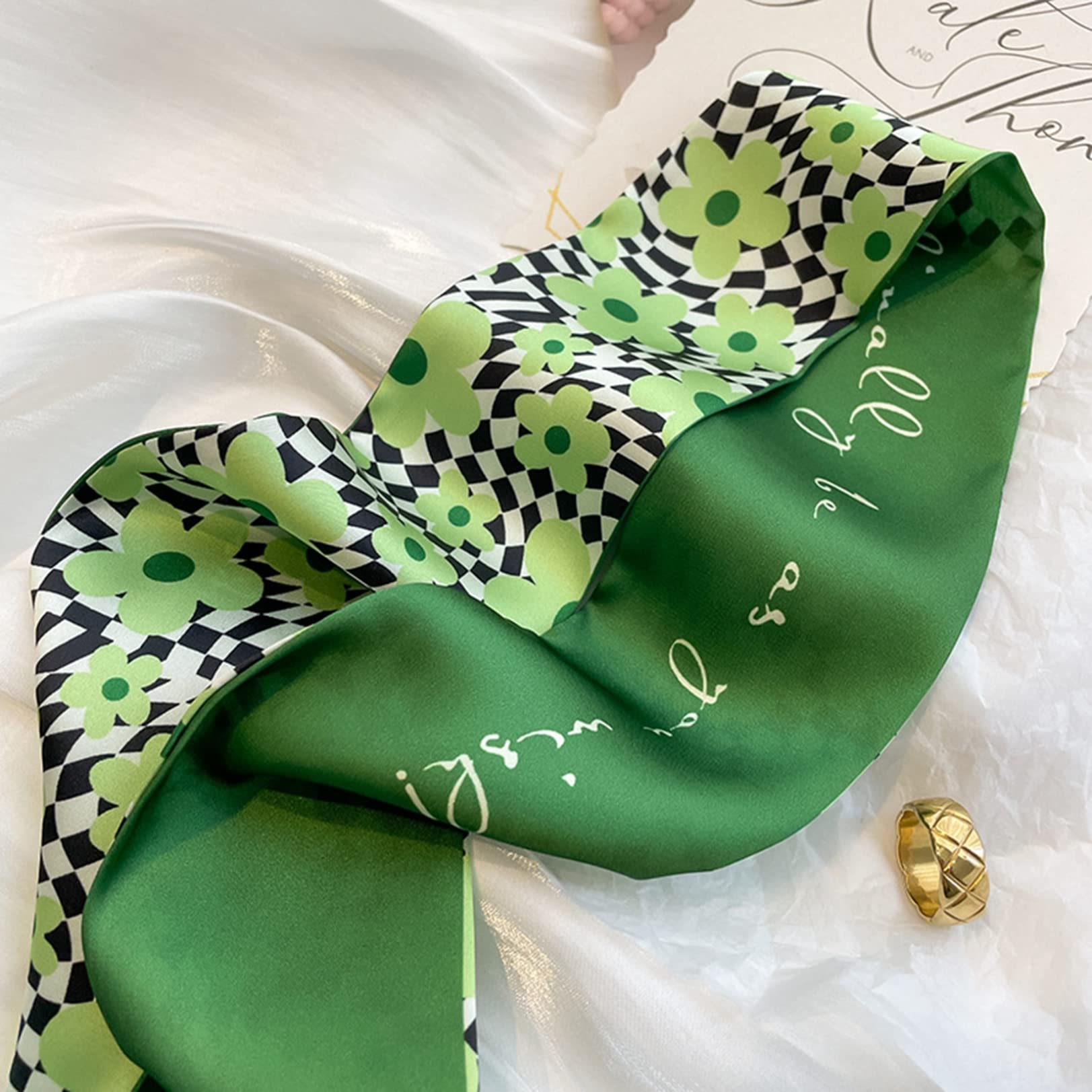 テーブルウェア4枚セットナプキンスカーフ花柄タペストリー