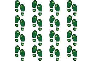 St Patrick's Day Decorations, Konsait St.Patrick Leprechaun Footprint Floor Decals Shamrock Foot...