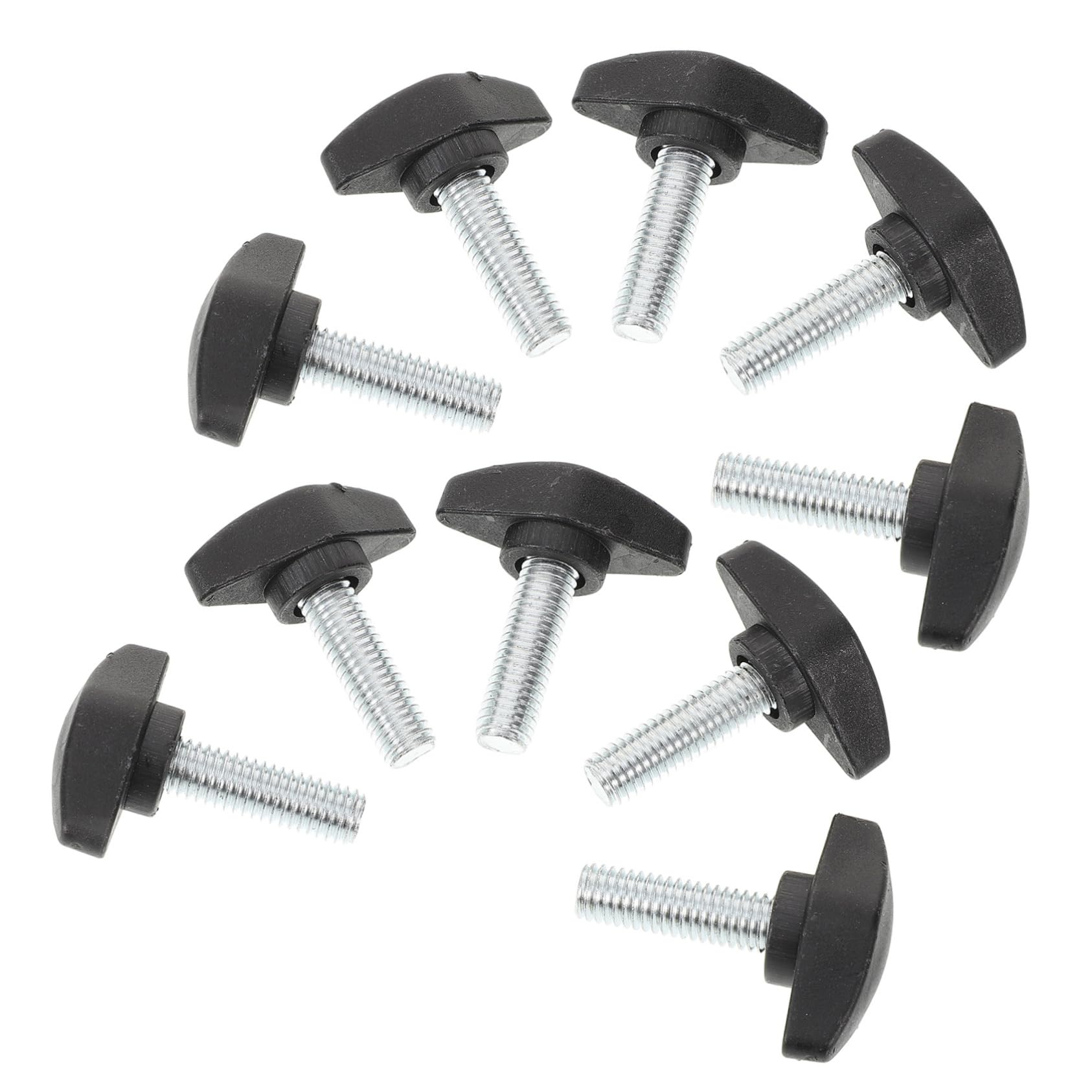 Yardwe 10pcs Mic Clamp Screws Microphone Stand Clip Screws for Secure Grip for Recording Studios and Live