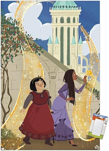 Miniatura 1 de Trends International Disney Wish - Póster de collage de 3 (Friends), póster de pared, 22.37 x 34.00 pulgadas, paquete de póster y montaje prémium