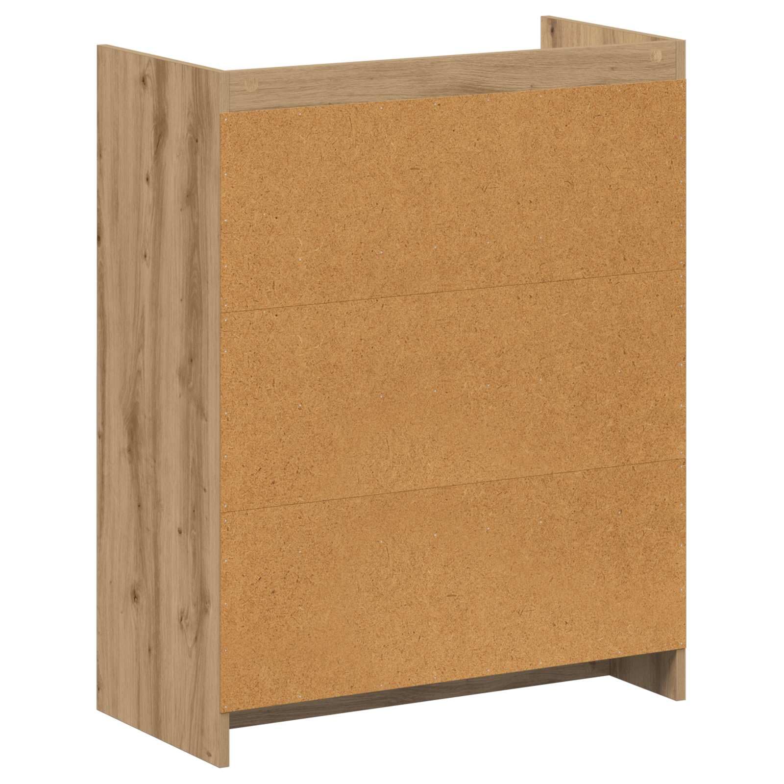 Szafka na buty 73,5 x 36 x 92 cm drewno inżynierskie dębowe