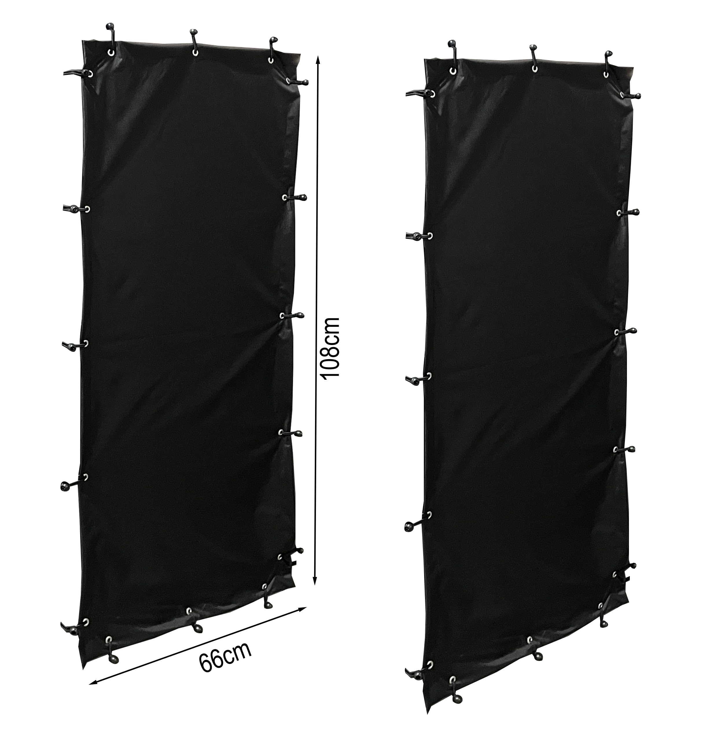 Set di Protezione dalle intemperie 66 x 108 cm 70 x 145 cm 2 Lati per mensole Legna da ardere