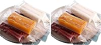 Vista 8 de Bolsas gruesas de paletas de hielo, envoltorios de plástico para dulces, envases de sellado caliente de grado alimenticio
