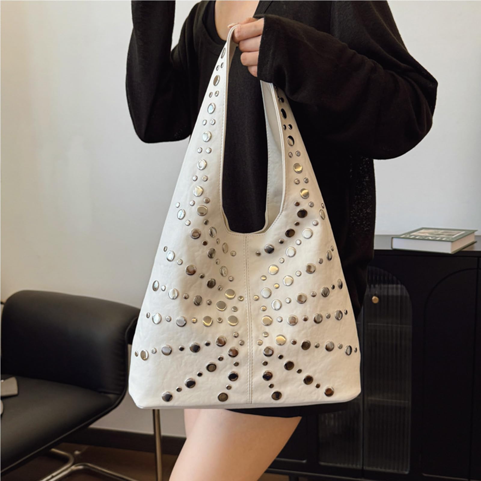 DEERWORD Mujer Bolsos Totes Casual Mano Marca Mediano Bandolera Antirrobo Hombro Italianos PU Cuero 79238 1 piezas