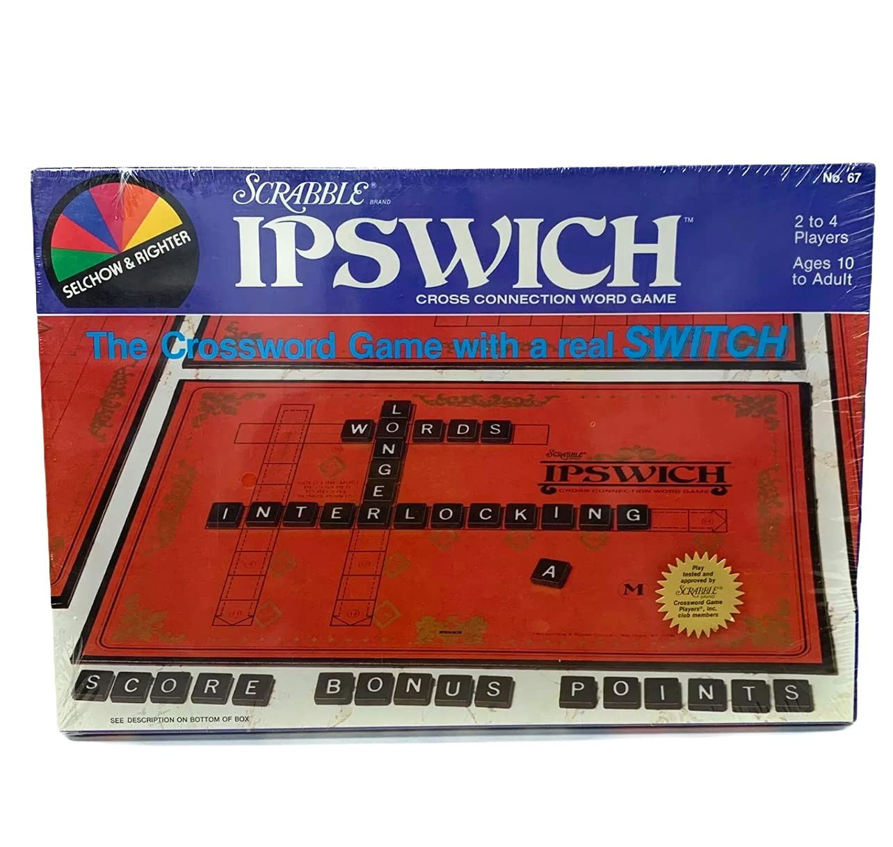Amazon.com: Scrabble Ipswitch Board Game - A Cross Connection Word Game :  Toys & Games