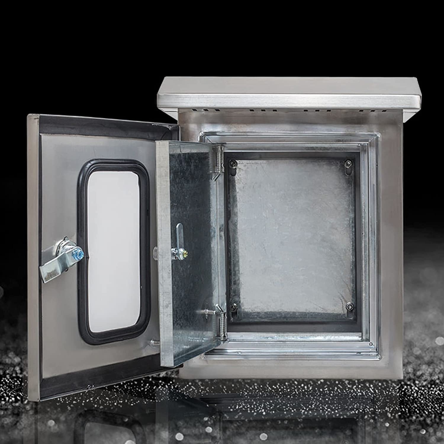 Cajas de empalmes eléctrica Caja Eléctrica For Exteriores De Acero Inoxidable, Caja De Conexiones Con Cerradura Impermeable For Interiores Y Exteriores, Caja De Distribución, Gabinete De Control De In