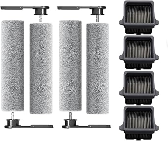 Compatible For Tineco, Floor One S6 S7 Pro Version 2 S7 Flash Dry Parts Detachable Roller Brush HEPA Filter Roll ReplacementSet7
